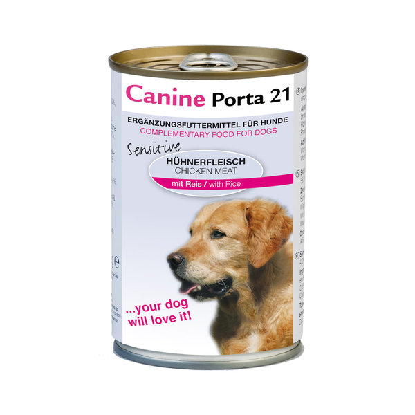 Canine Porta 21 - Sensitive Huhn mit Reis 400g