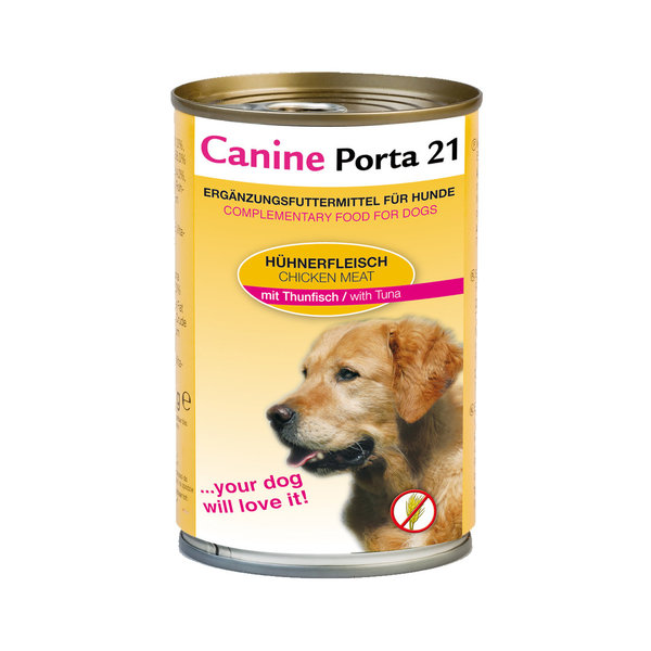 Canine Porta 21- Huhn mit Thunfisch 400 g